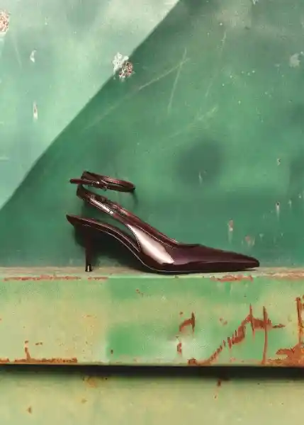 Zapatos Neckb Burdeos Talla 40 Mujer Mango