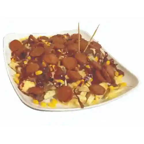 Salchipapa Mixta