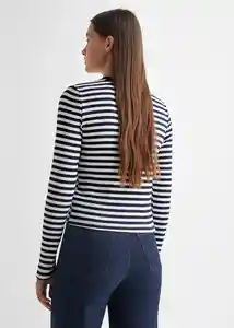 Camiseta Nanda Navy Talla 18 Teen Niñas Mango