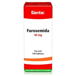 Genfar furosemida (40 mg)