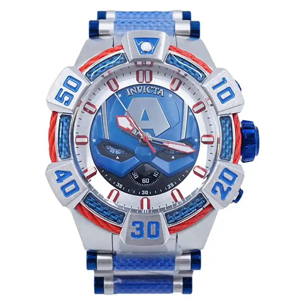 Reloj Marvel Hombre Azul 38367 Invicta