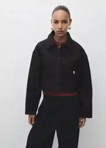 Chaqueta Julia Negro Talla S Mujer Mango