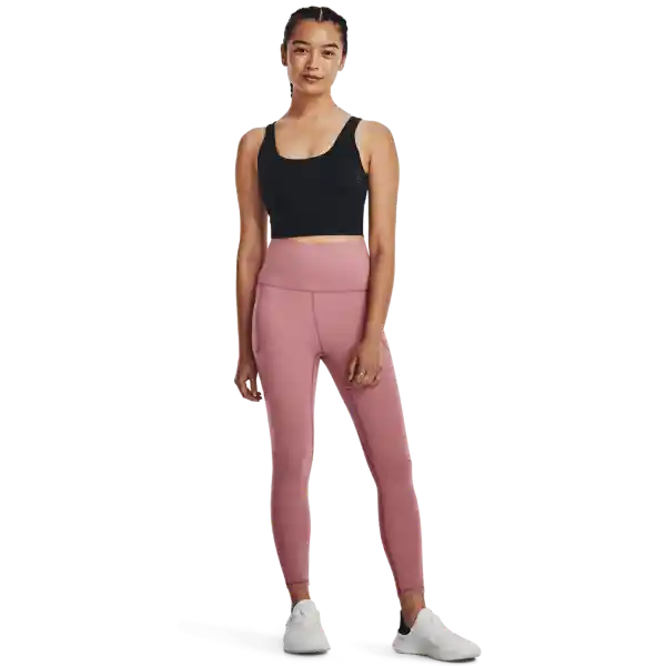 Under Armour Crop Meridian Fitted Mujer Negro LG 1379153-001