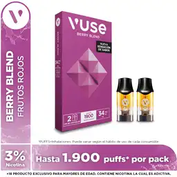 Vuse Epod Frutos Rojos 1900 Puffs 3% Nicotina 