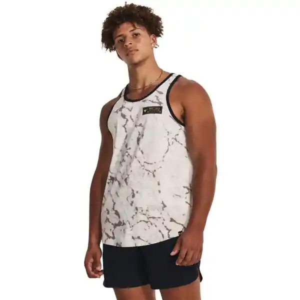 Under Armour Camiseta Rock Isochill Hombre Blanco MD 1380111-114