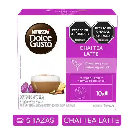 Cápsulas de Té Chai NESCAFÉ DOLCE GUSTO Chai Tea Latte x 99,5g