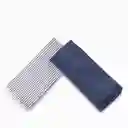 Set Toallas Rayas y Gris Ambiente Gourmet
