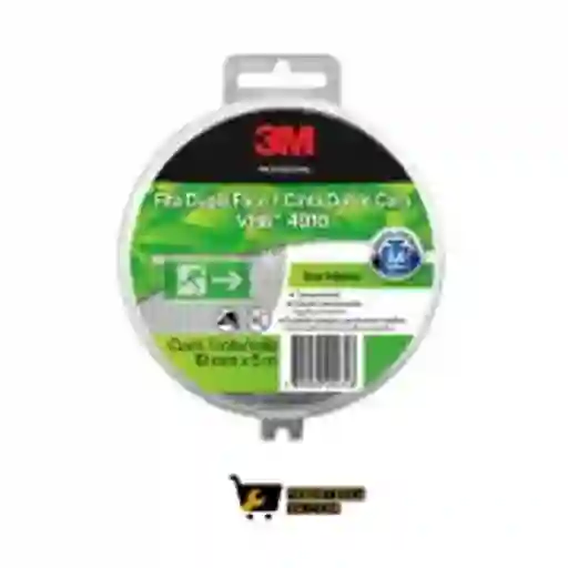 Cinta Doble Faz 3m - 19 Mm X 5m
