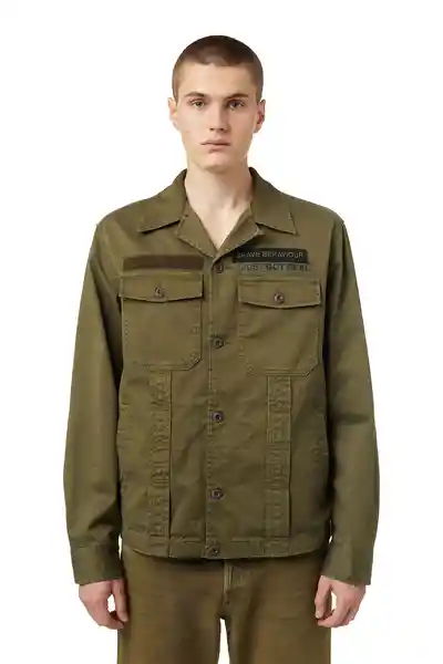 Diesel Chaqueta J-Fuller Para Hombre Verde Talla L