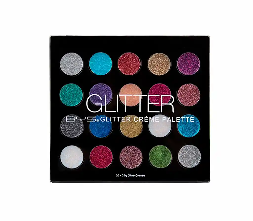 BYS Maquillaje Paleta De Sombras Glitter