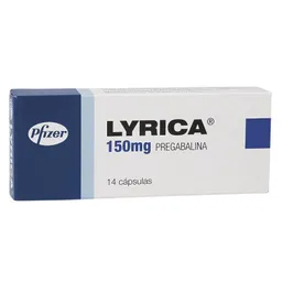 Lyrica (150 mg) 14 Cápsulas