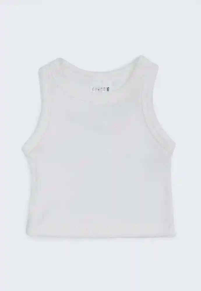 Camiseta Manga Sisa 6/9 Meses-ivory