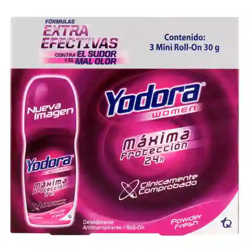 Yodora Desodorante Women Derma Control Roll-On