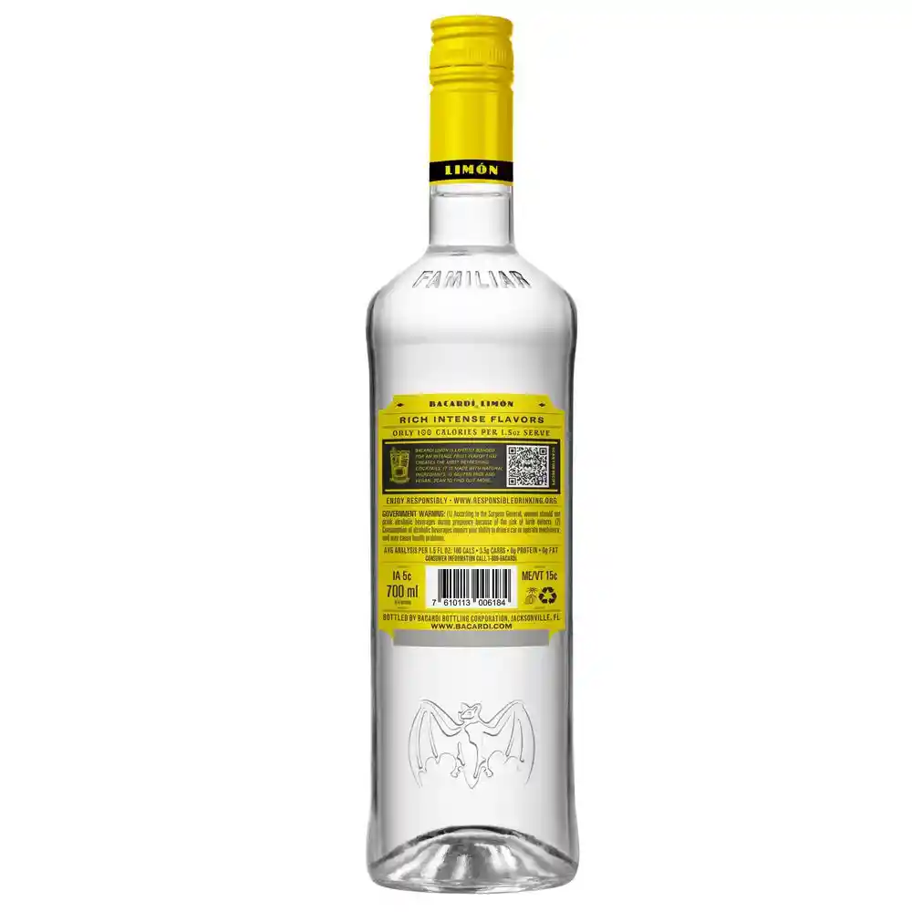 Ron Bacardi Limon (700 Ml)
