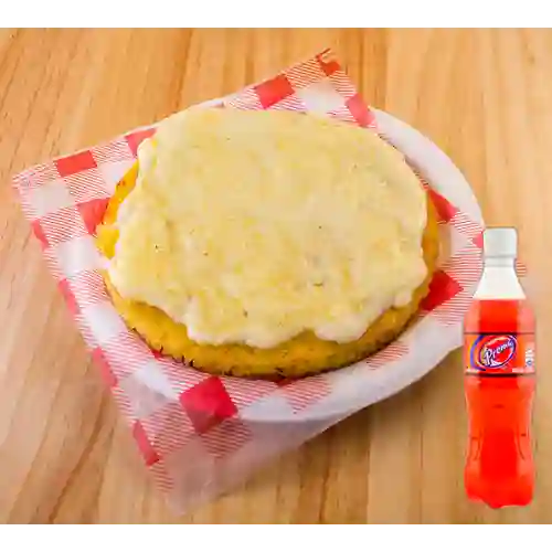 Combo Arepa de Chocolo con Queso Mozarella + Premio