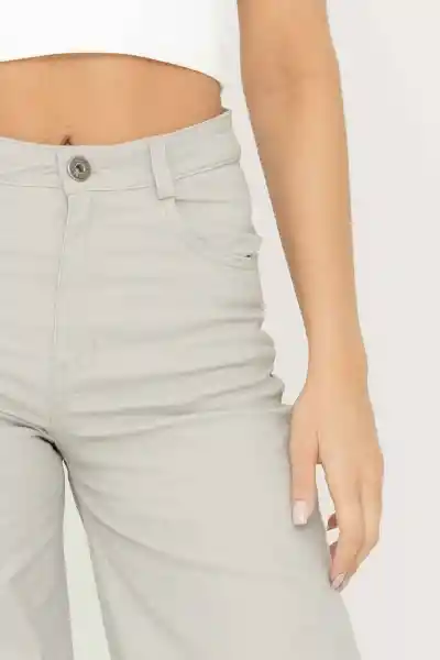 Pantalón Palermo Color Gris Pastel Talla 6 Ragged