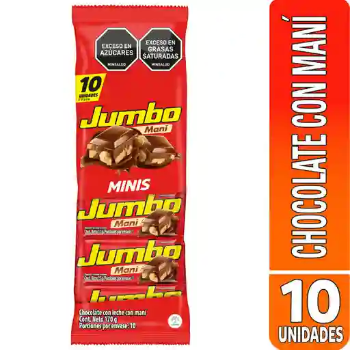 Jumbo Chocolatina Mini con Maní
