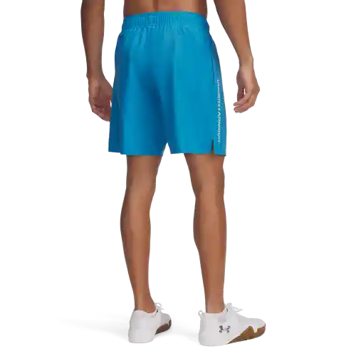 Under Armour Pantaloneta Tech Woven Wordmark Azul Talla MD