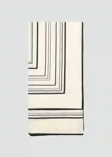 Fular Biggeo Crudo Talla 99 Mujer Mango