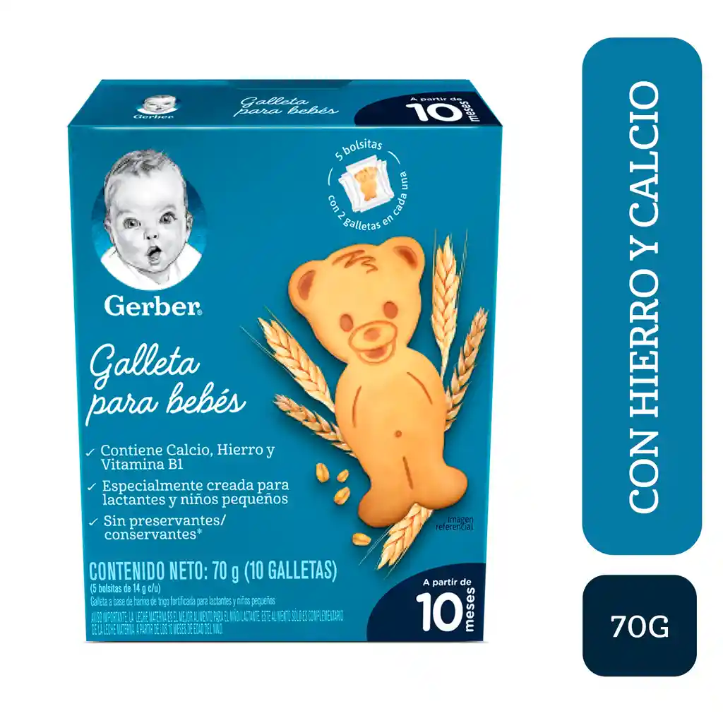 Galletas para bebés GERBER x 70g
