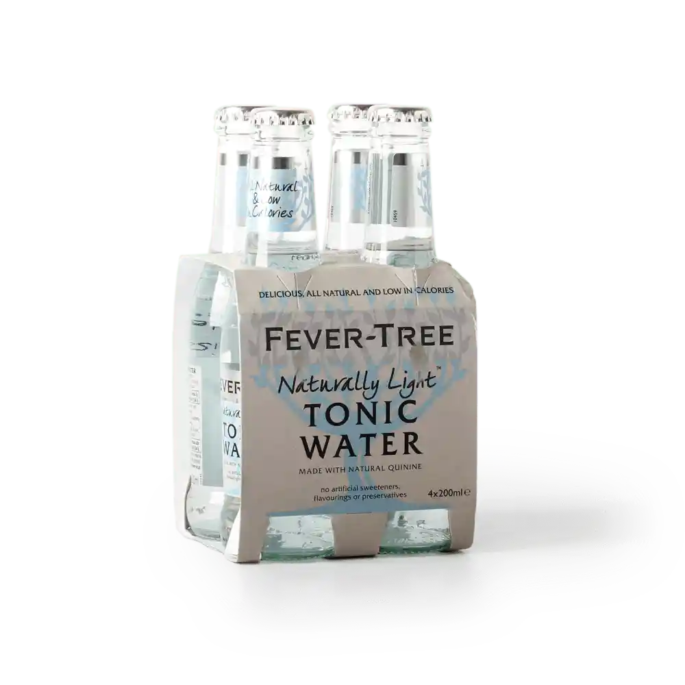 Fever Tree Agua Tónica Refreshingly Light X 4 Unidades