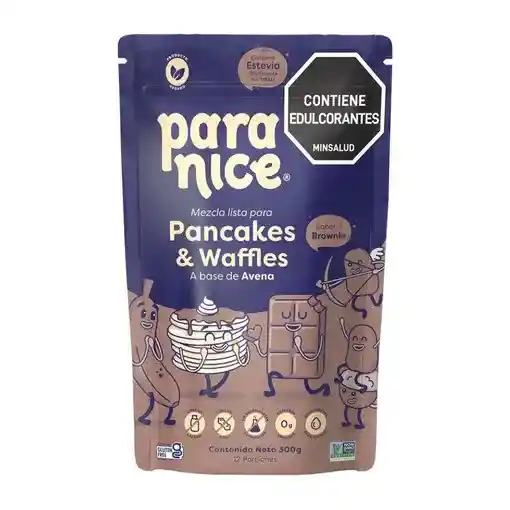 Mezcla Pancakes y Waffles Brownie - Paranice