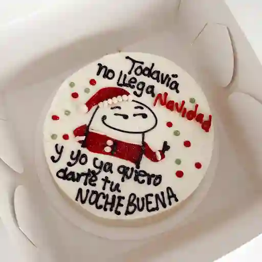 Mini pastel - todavía no llega navidad