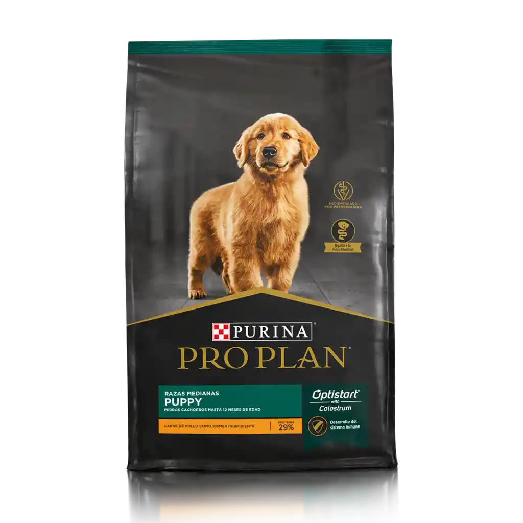 Comida para Perros cachorros razas medianas Purina Pro Plan x 1 kg