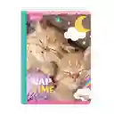 Cuaderno Cats Mediano Cuadriculado 100 Hojas Cosido Norma