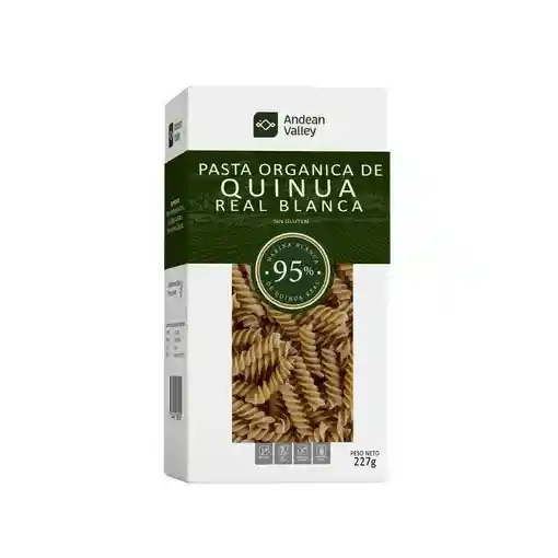 Pasta de Quinoa Real Organica Blanca Av 95% - Andean Valley