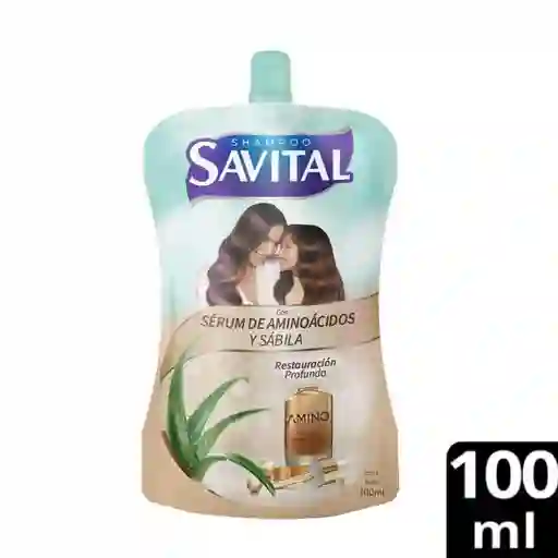Savital Shampoo Restauración Profunda Aminoácido 100 mL
