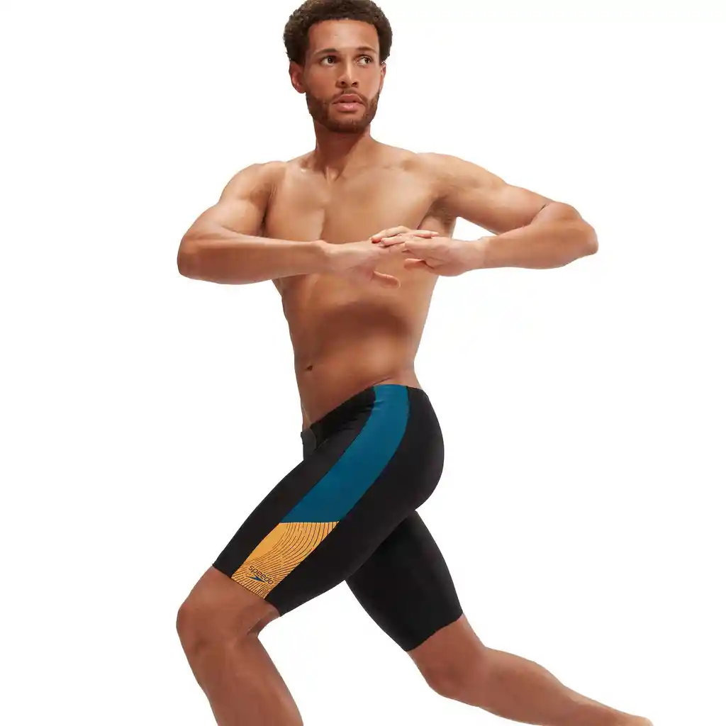 Pantaloneta de Bano Jammer Dive Hombre Negro-30
