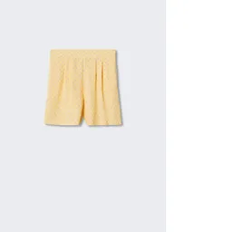 Shorts Amelia Amarillo Talla M Mujer Mango