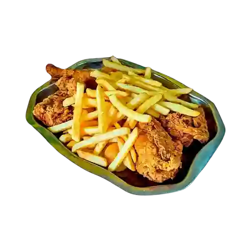 1/4 Pollo a la Broaster