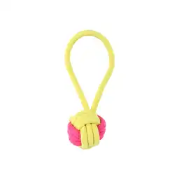 Cuerda Para Mascotas de Algodon Serie Macaron Amarillo Miniso