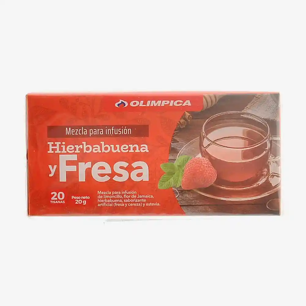 Aromática Olimpica Yerbabuena y Fresa
