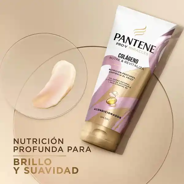 Acondicionador sin sal' Pantene Pro-V Miracles Colageno Nutre y Revitaliza Rinse 510 ml