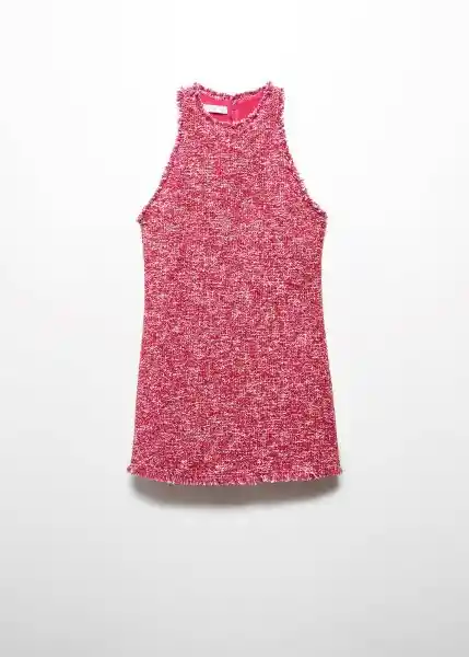 Vestido Siena Fucsia Talla S Mujer Mango