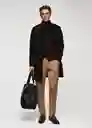 Abrigo Funnel Negro Talla XS Hombre Mango