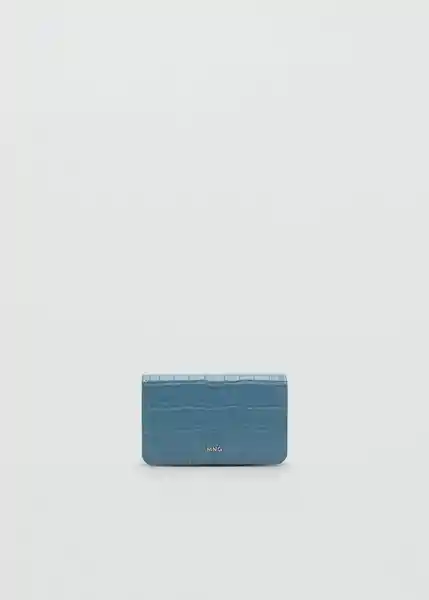 Billetera P Cuenca Azul Noche Talla 99 Mujer Mango