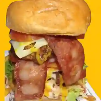 Hamburguesa doble tocineta