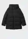 Abrigo Anorak Tokyo Negro Talla 18 Mujer Mango
