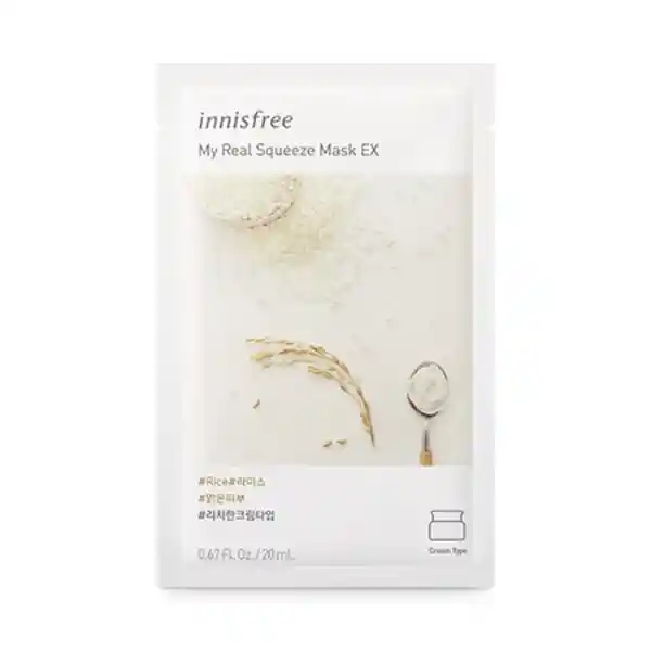 Innisfree Mascarilla My Real Squeeze Mask Ex Rice