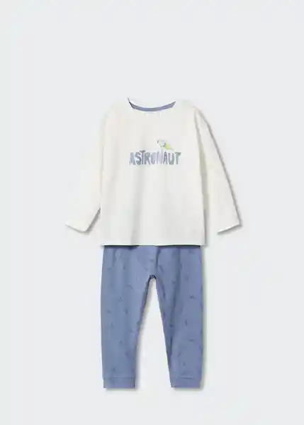 Pijama Pack Astroby Offwhite Talla 71 Niños Mango