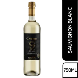 Vino Blanco GATO NEGRO Sauvignon Blanc 9 Vidas Botella 750 Ml