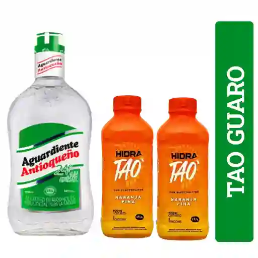 Combo Aguardiente + Hidra Tao Naranja