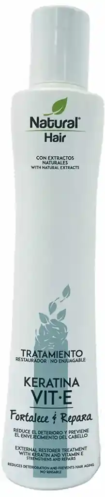 Natural Hair Tratamiento Restaurador con Keratina y Vitamina E 