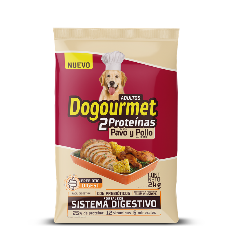 Dogourmet Alimento para Perro Sabor Pavo Y Pollo 2Kg