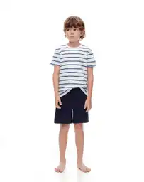Pijama Corta Dos Piezas Kids Masculino Larro Kd Gef