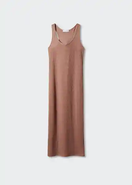 Vestido Emile Tabaco Talla XS Mujer Mango